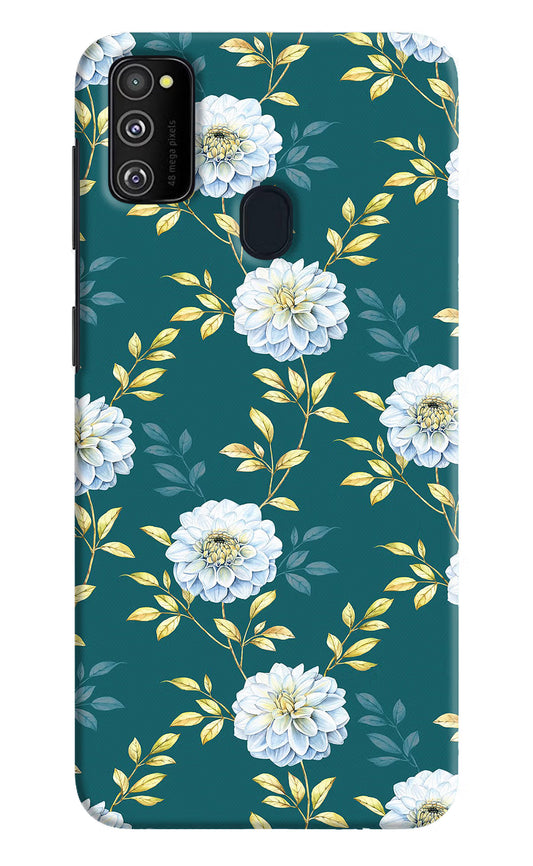 Flowers Samsung M30s Hard Case Back Cover by Casekaro