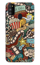 Cinema Abstract Samsung M30s Hard Case Back Cover by Casekaro