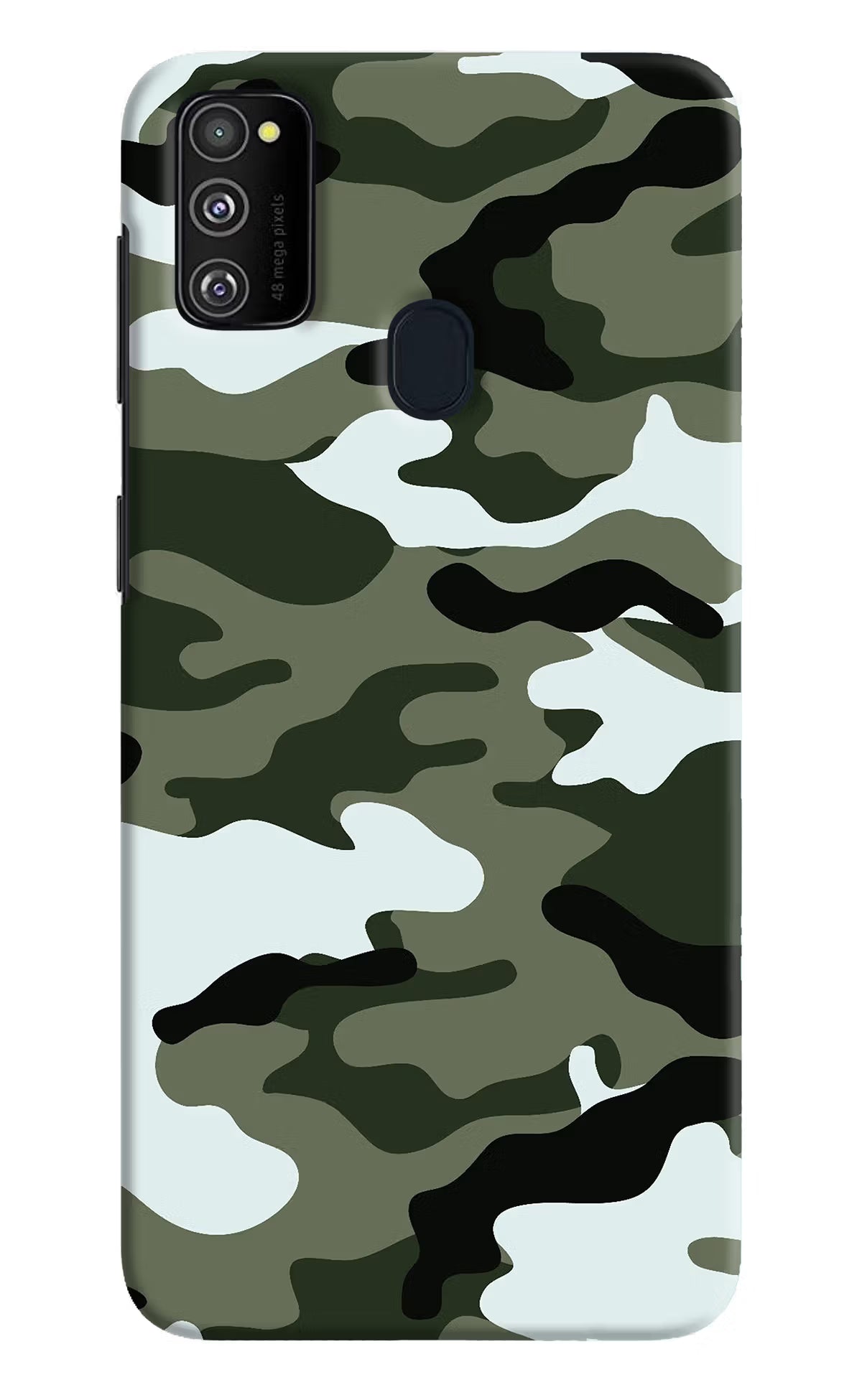 Camouflage Samsung M30s Hard Case Back Cover by Casekaro