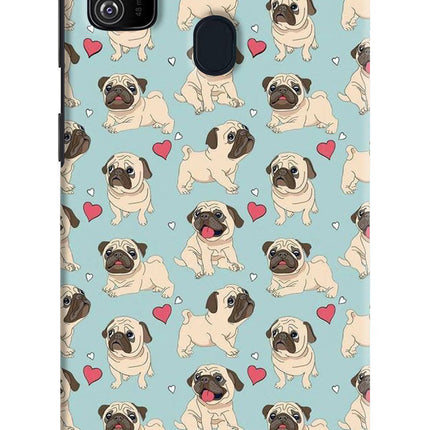 Pug Dog Samsung M30s Hard Case Back Cover by Casekaro