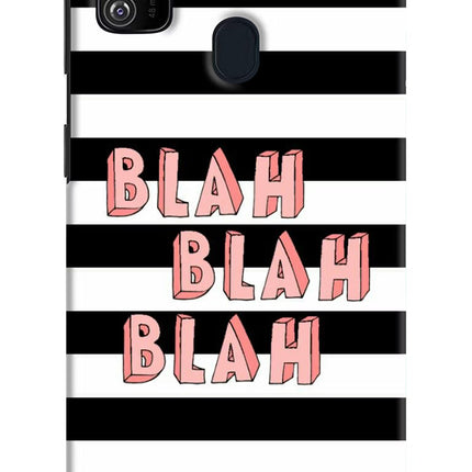 Blah Blah Blah Samsung M30s Hard Case Back Cover by Casekaro