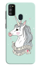Unicorn Wallpaper Samsung M30s Hard Case Back Cover by Casekaro