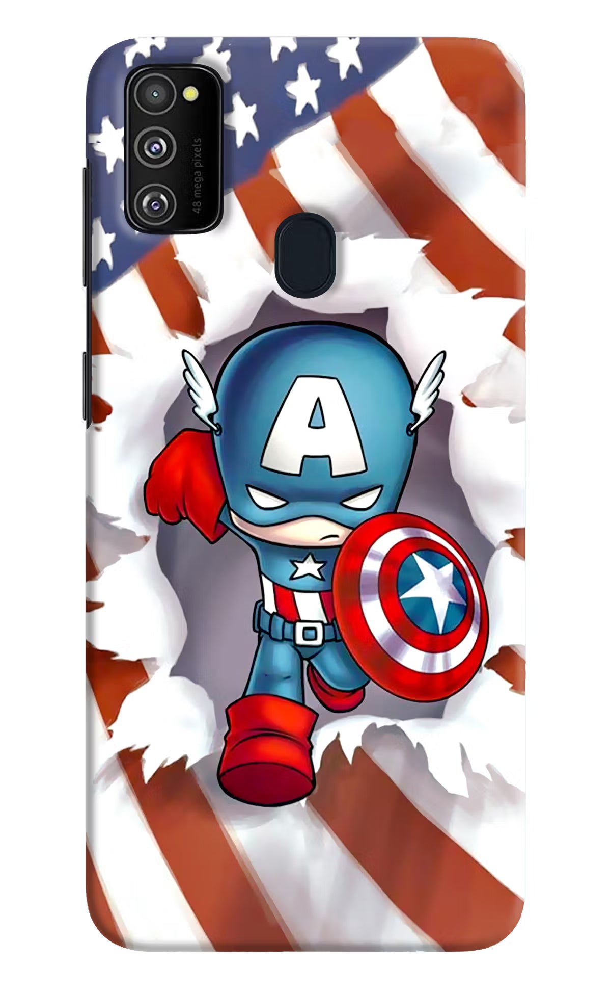 Captain America Samsung M30s Hard Case Back Cover by Casekaro