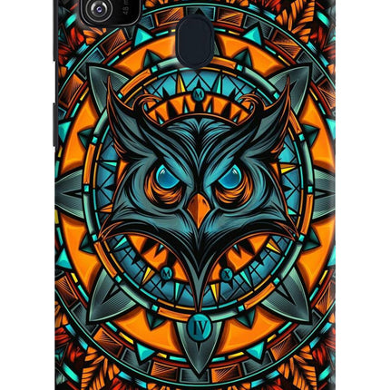 Angry Owl Art Samsung M30s Hard Case Back Cover by Casekaro