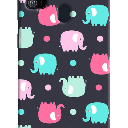 Elephants Samsung M30s Hard Case Back Cover by Casekaro