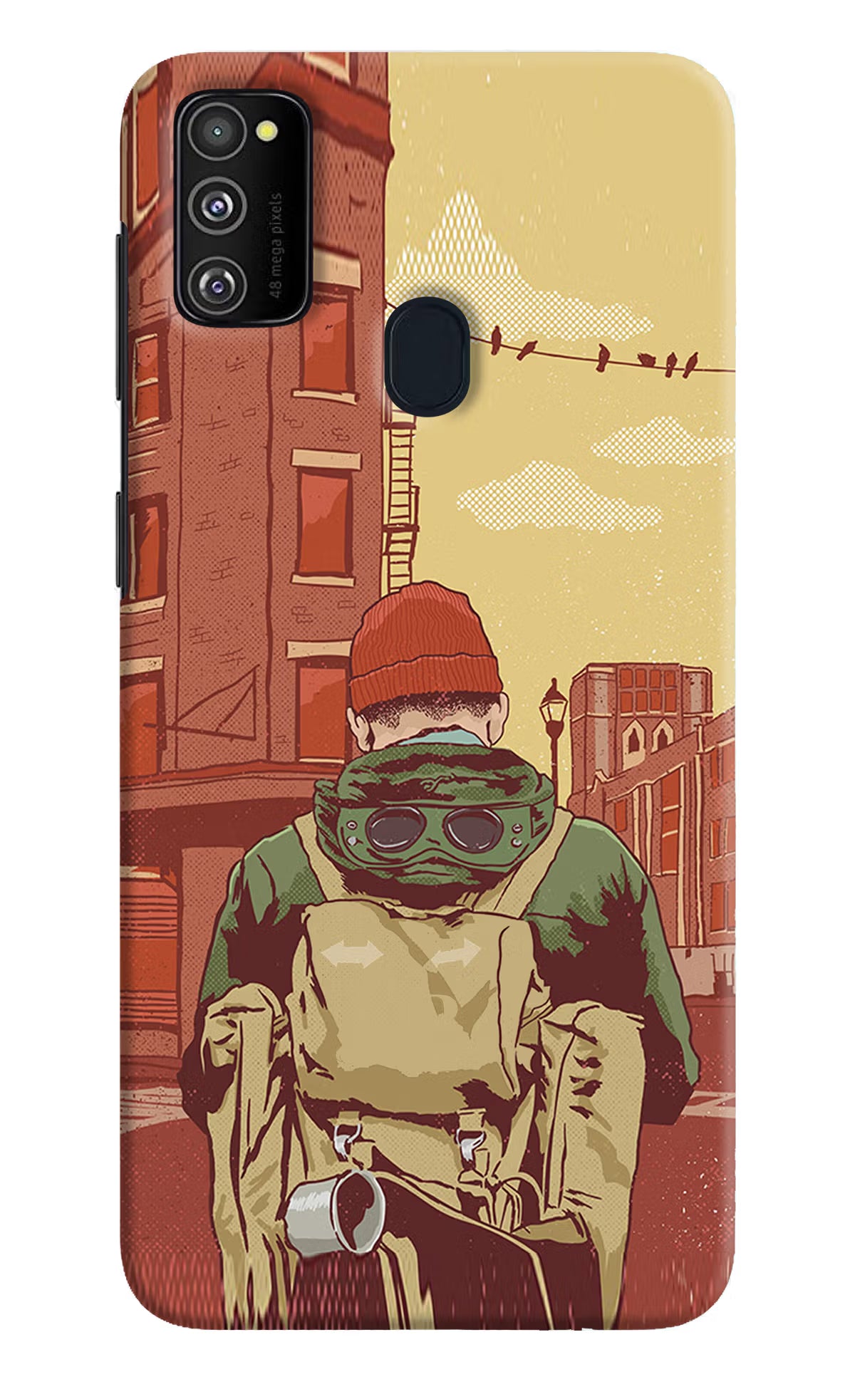 Adventurous Samsung M30s Hard Case Back Cover by Casekaro