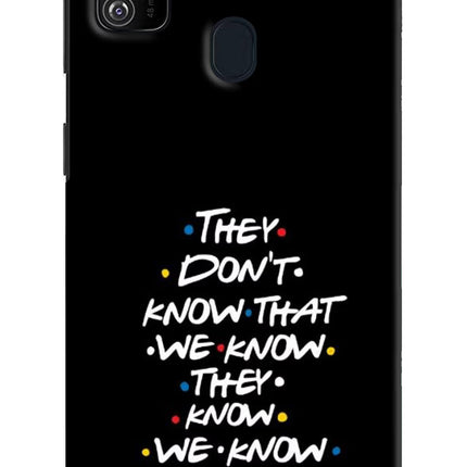 FRIENDS Dialogue Samsung M30s Hard Case Back Cover by Casekaro