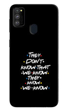 FRIENDS Dialogue Samsung M30s Hard Case Back Cover by Casekaro
