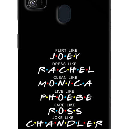 FRIENDS Character Samsung M30s Hard Case Back Cover by Casekaro