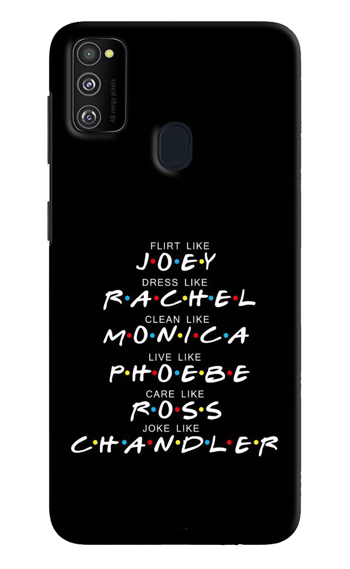 FRIENDS Character Samsung M30s Hard Case Back Cover by Casekaro