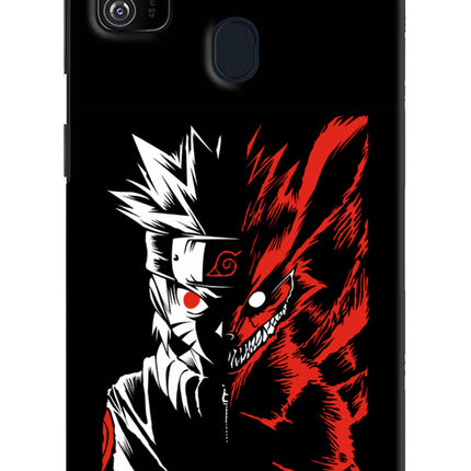 Naruto Two Face Samsung M30s Hard Case Back Cover by Casekaro