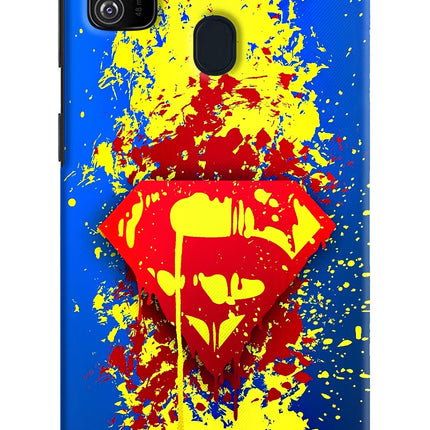 Superman logo Samsung M30s Hard Case Back Cover by Casekaro