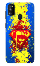 Superman logo Samsung M30s Hard Case Back Cover by Casekaro