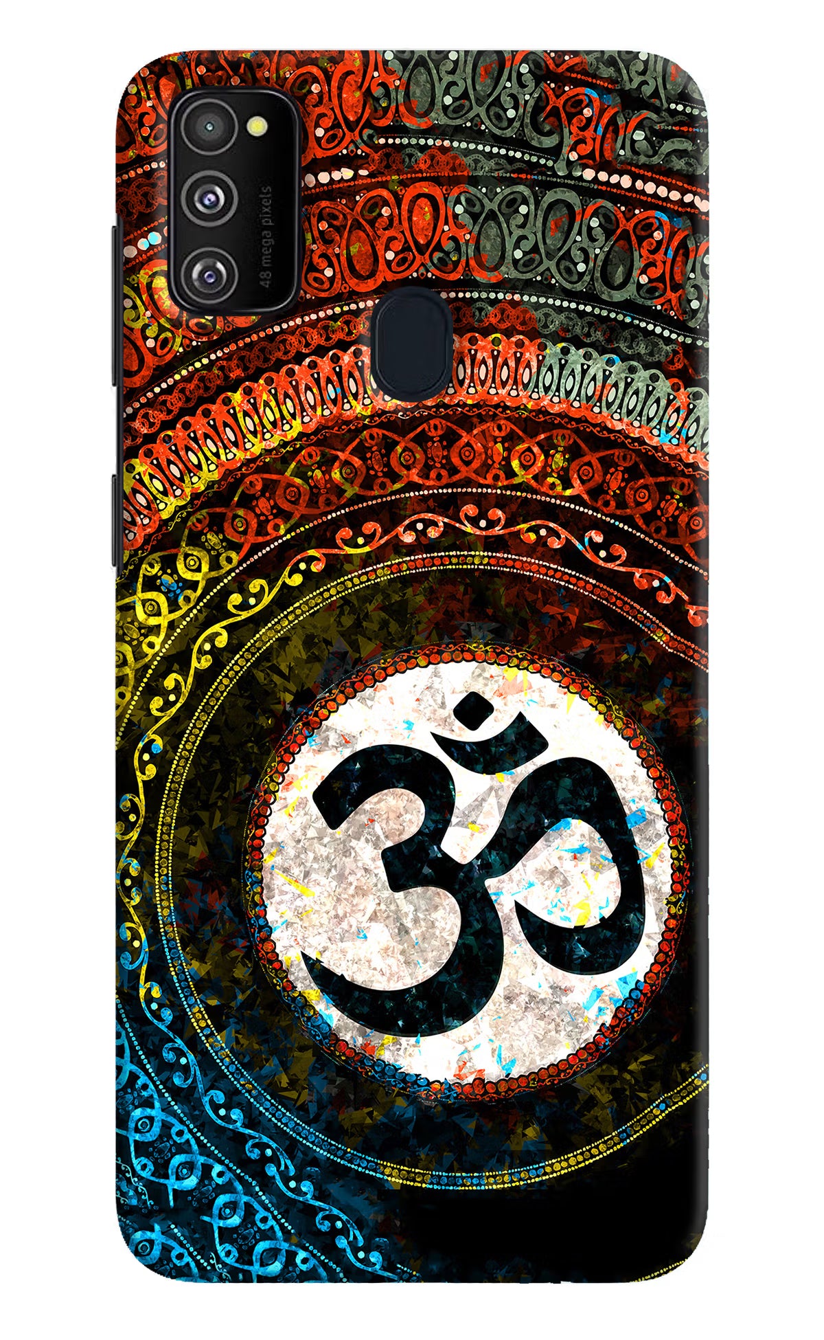 Om Cultural Samsung M30s Hard Case Back Cover by Casekaro