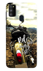 Ride More Worry Less Samsung M30s Hard Case Back Cover by Casekaro