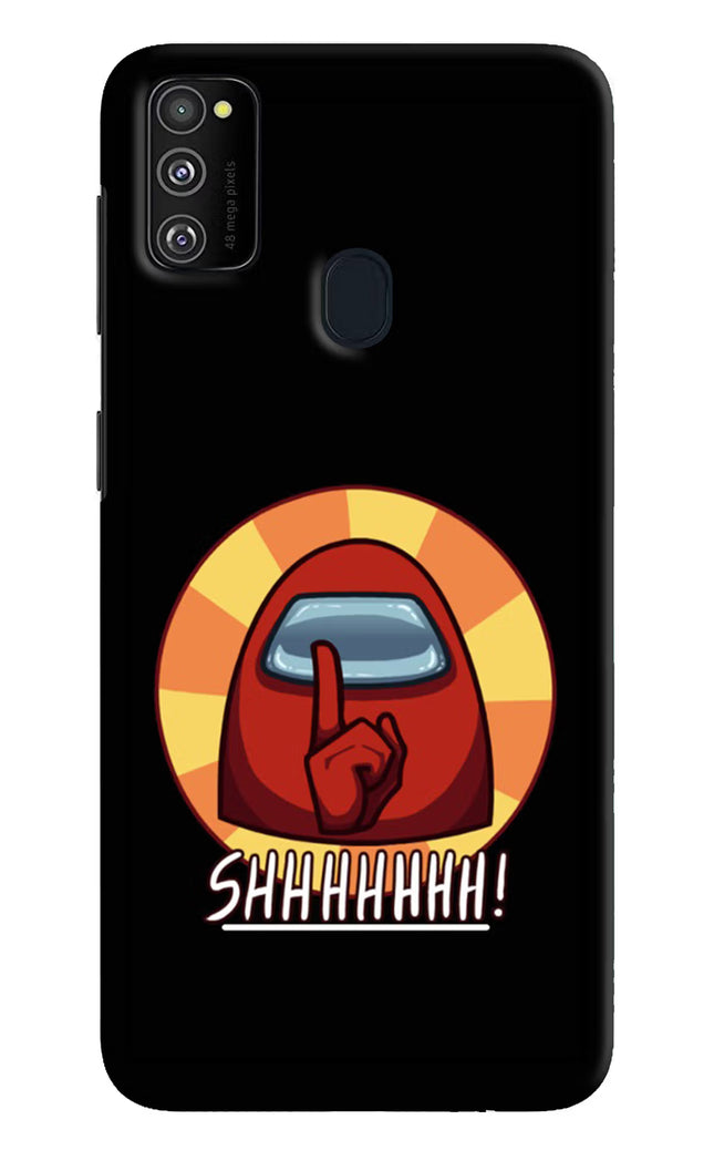 Among Us Shhh! Samsung M30s Hard Case Back Cover by Casekaro