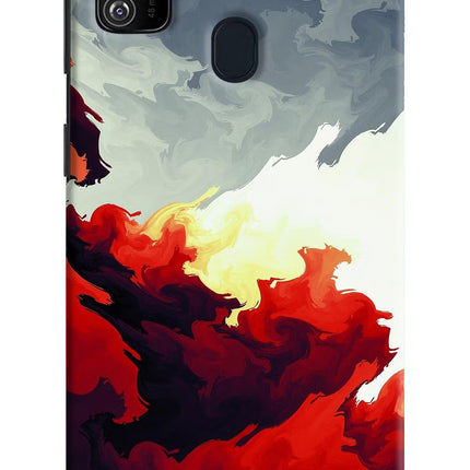 Fire Cloud Samsung M30s Hard Case Back Cover by Casekaro