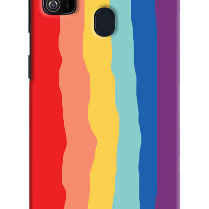 Rainbow Samsung M30s Hard Case Back Cover by Casekaro