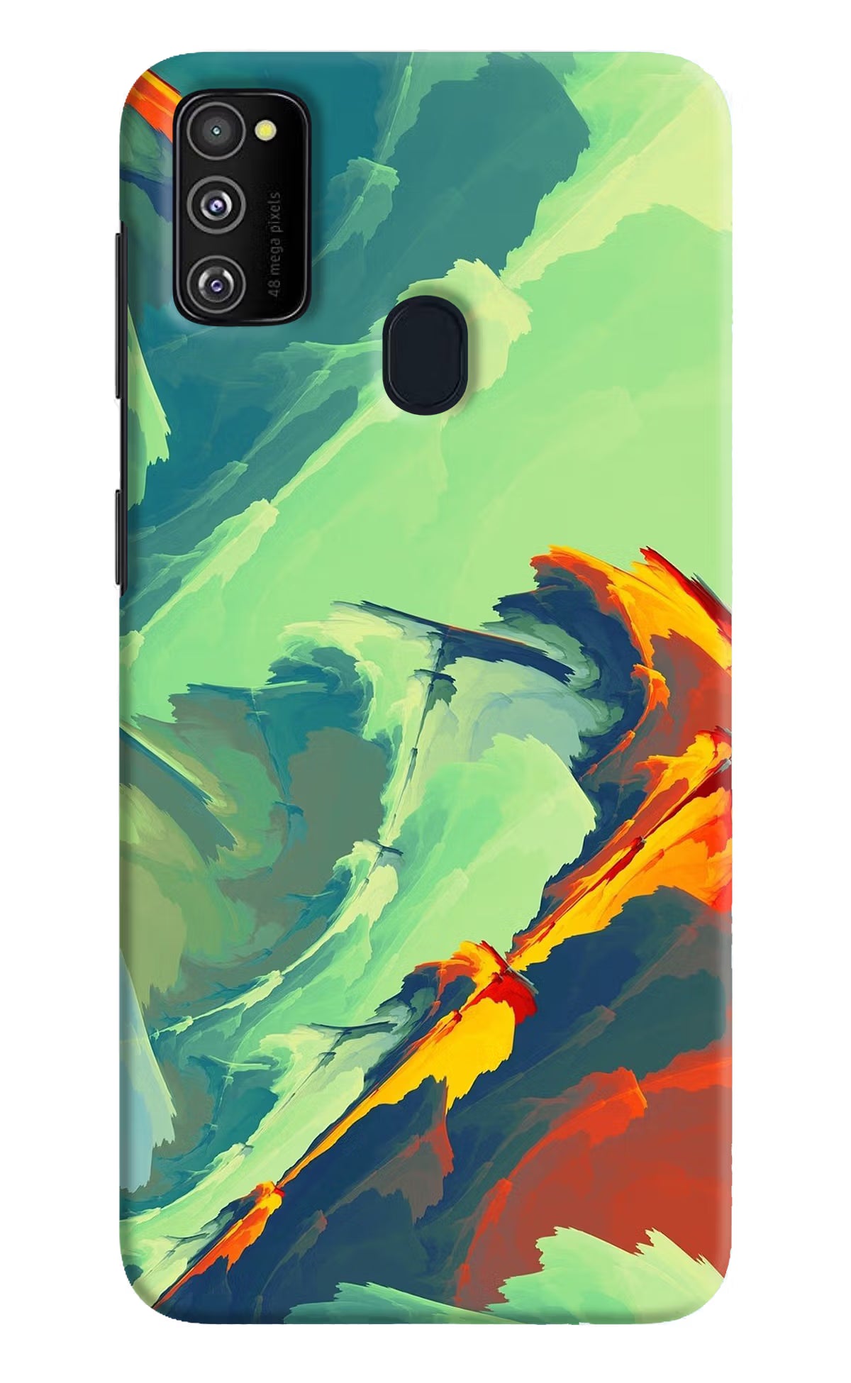 Paint Art Samsung M30s Hard Case Back Cover by Casekaro