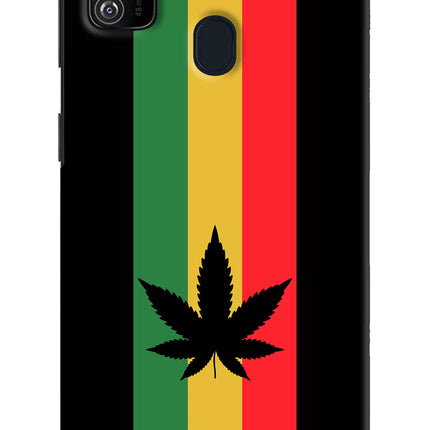 Weed Flag Samsung M30s Hard Case Back Cover by Casekaro