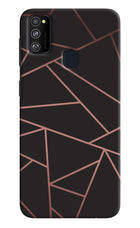 Geometric Pattern Samsung M30s Hard Case Back Cover by Casekaro