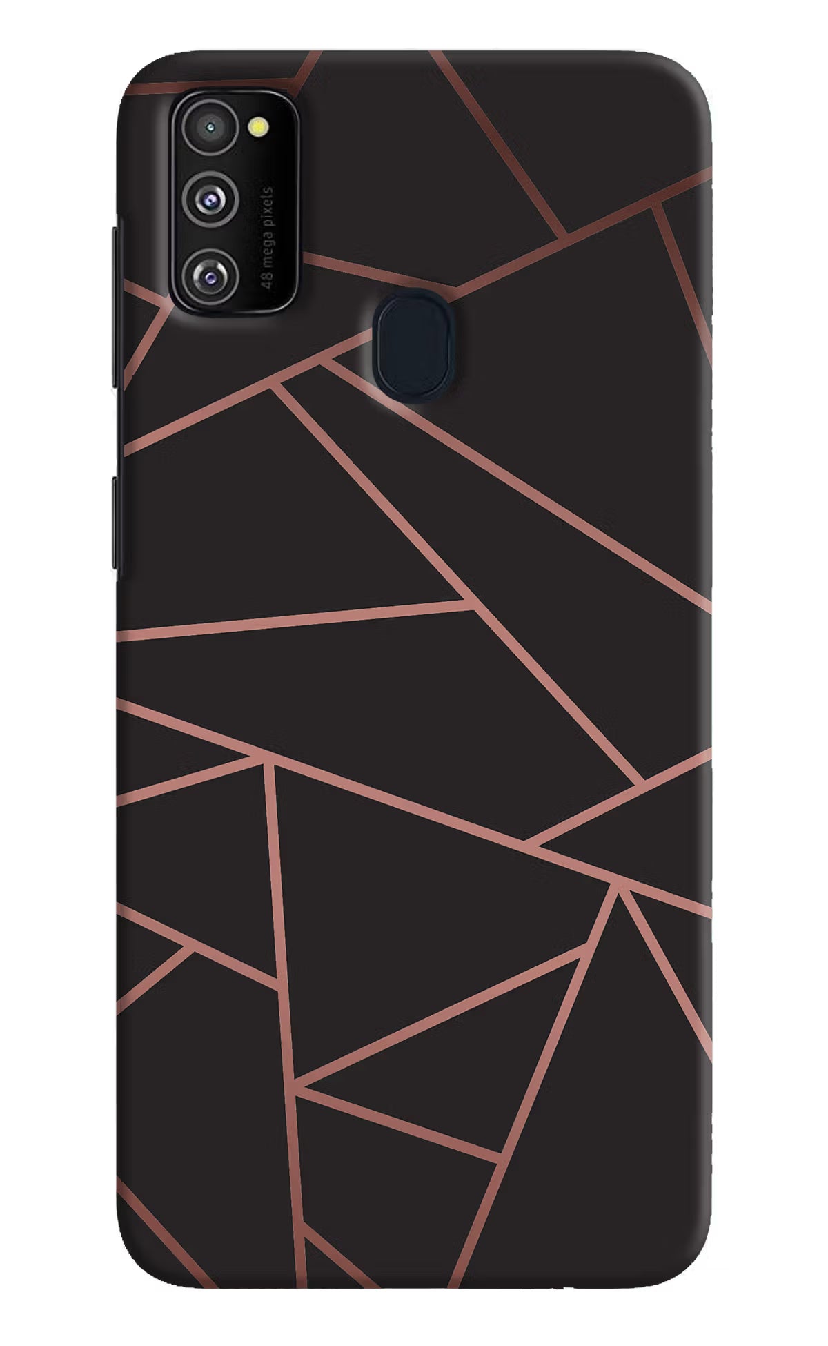 Geometric Pattern Samsung M30s Hard Case Back Cover by Casekaro
