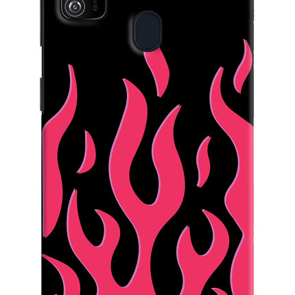 Fire Flames Samsung M30s Hard Case Back Cover by Casekaro
