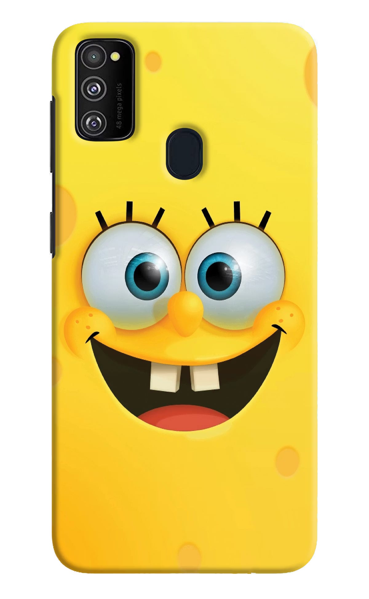 Sponge 1 Samsung M30s Hard Case Back Cover by Casekaro