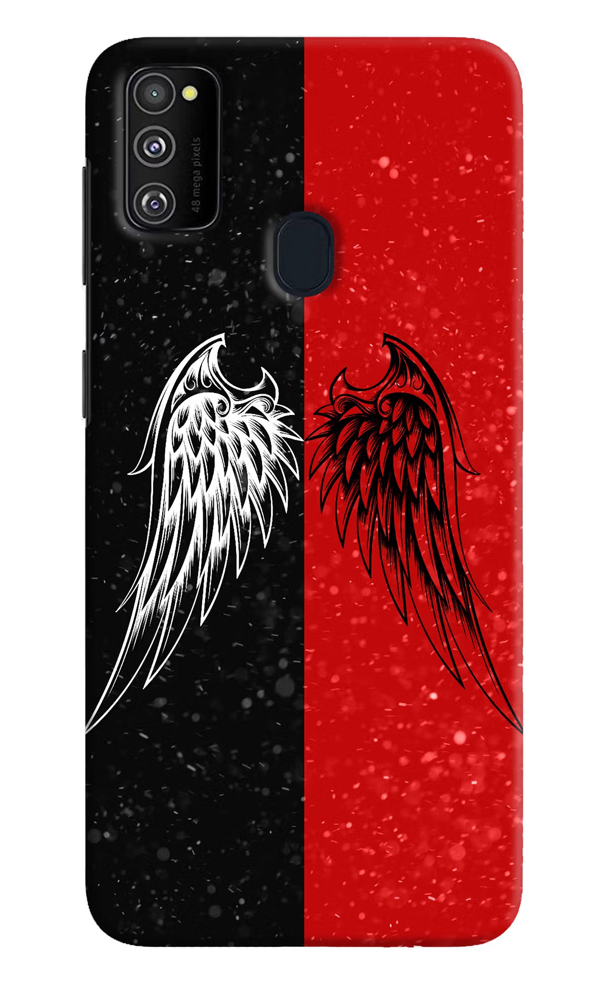 Wings Samsung M30s Hard Case Back Cover by Casekaro