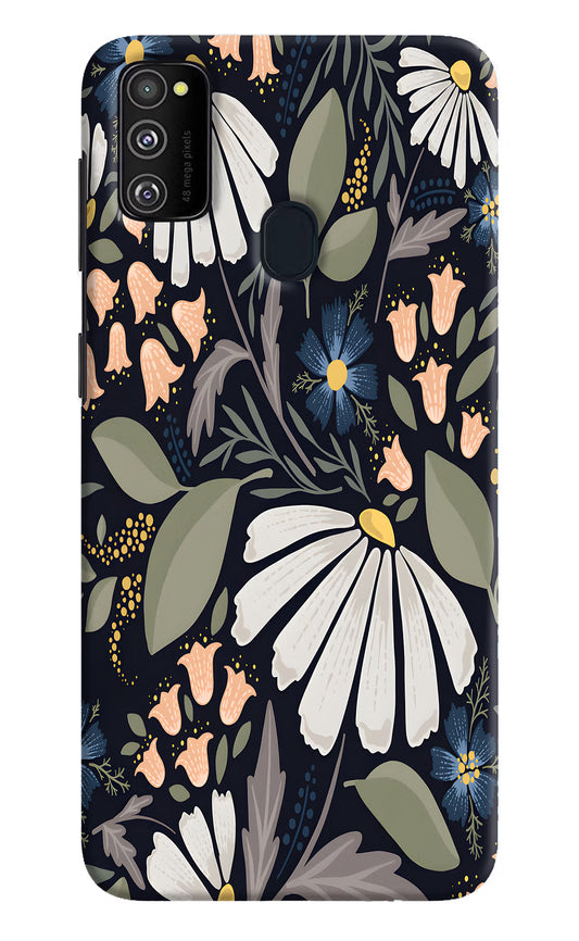 Flowers Art Samsung M30s Hard Case Back Cover by Casekaro