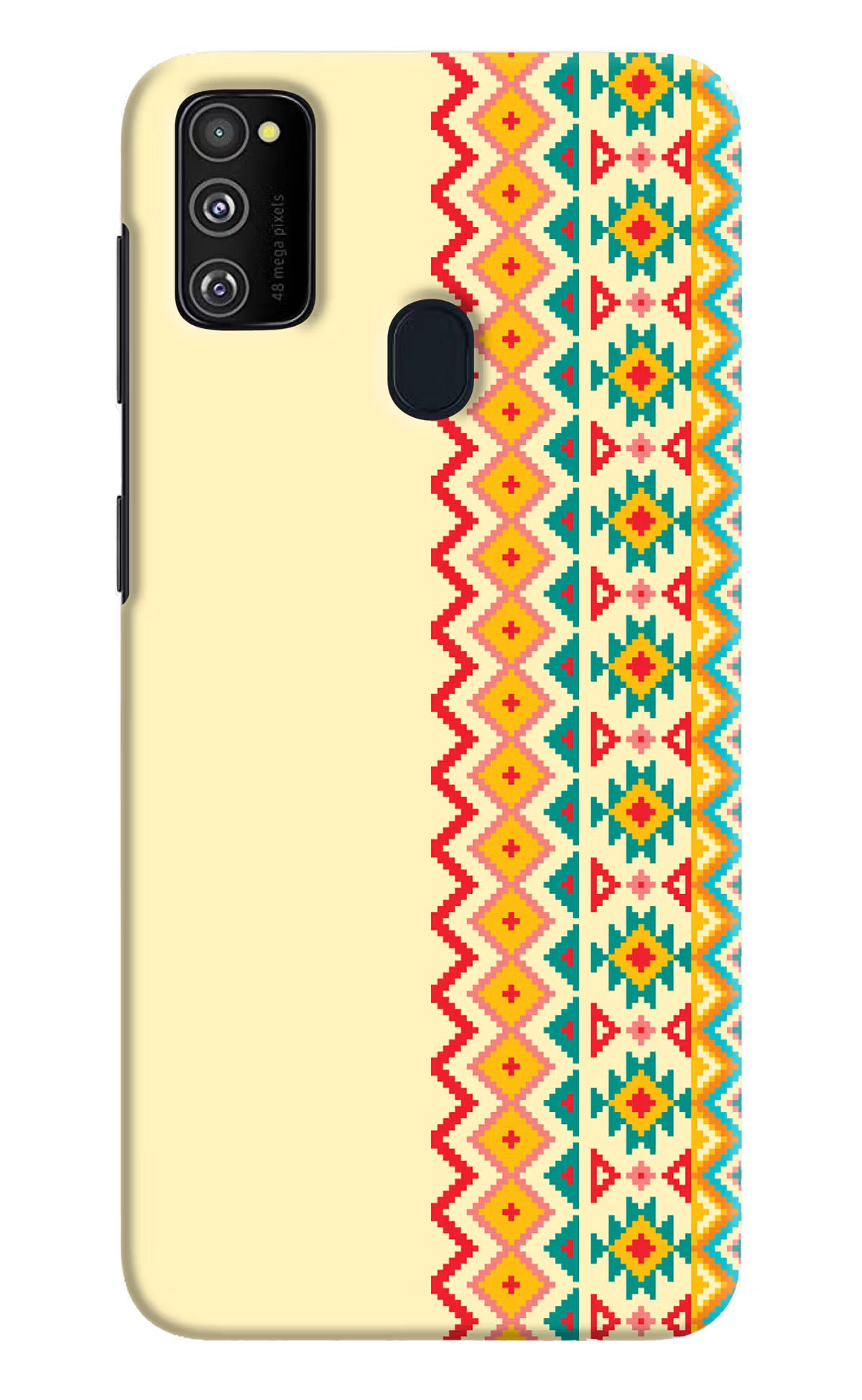 Ethnic Seamless Samsung M30s Hard Case Back Cover by Casekaro
