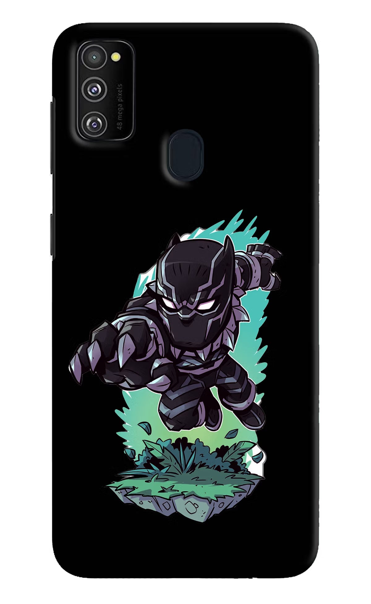 Black Panther Samsung M30s Hard Case Back Cover by Casekaro