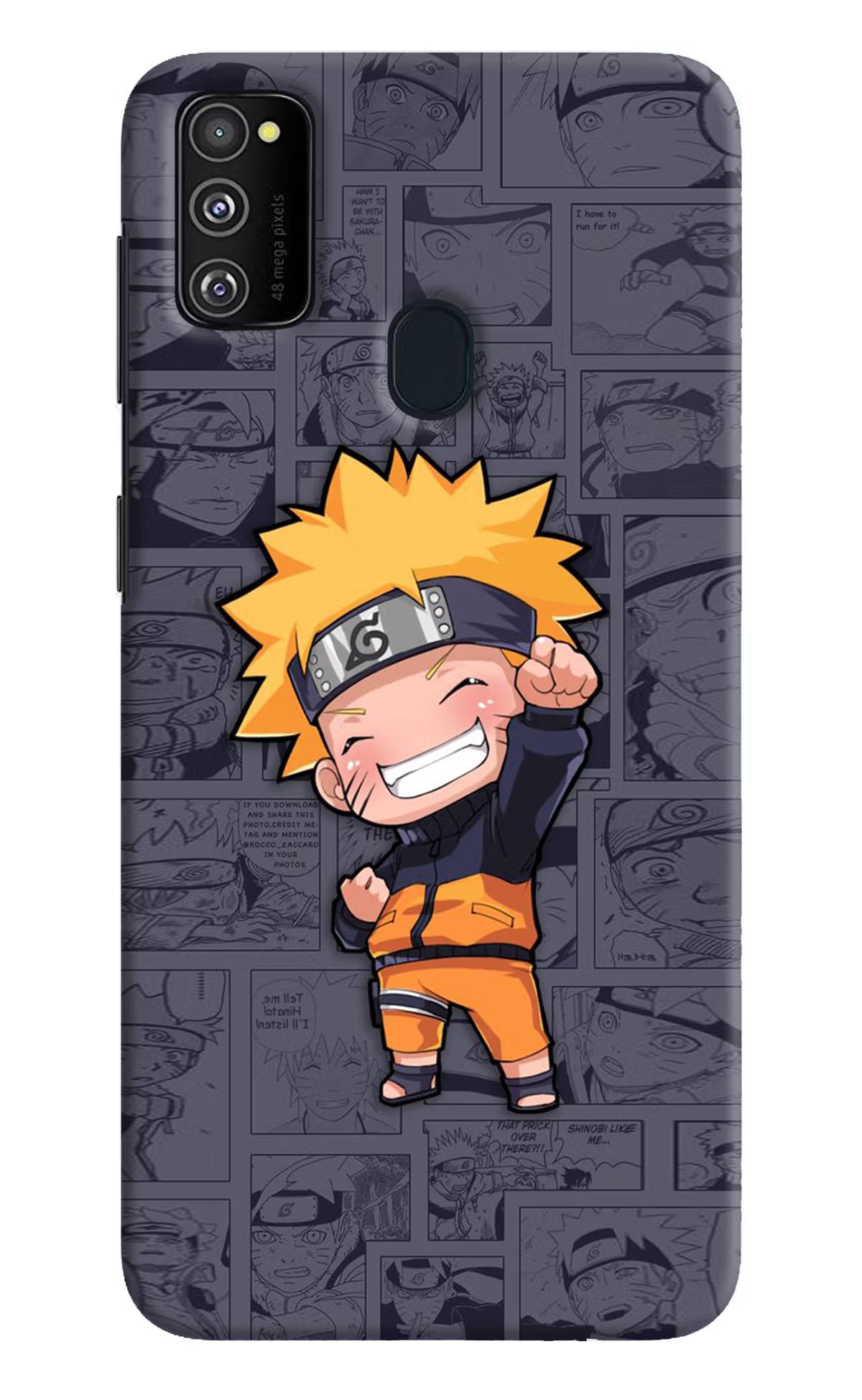 Chota Naruto Samsung M30s Hard Case Back Cover by Casekaro