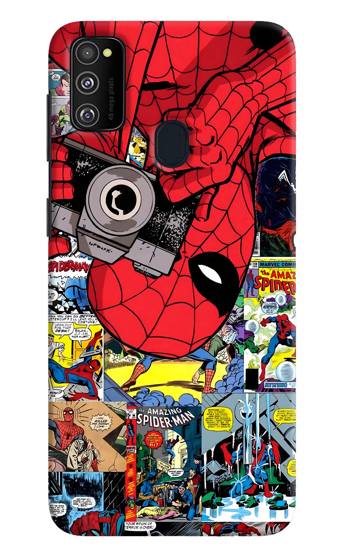 Spider Man Samsung M30s Hard Case Back Cover by Casekaro