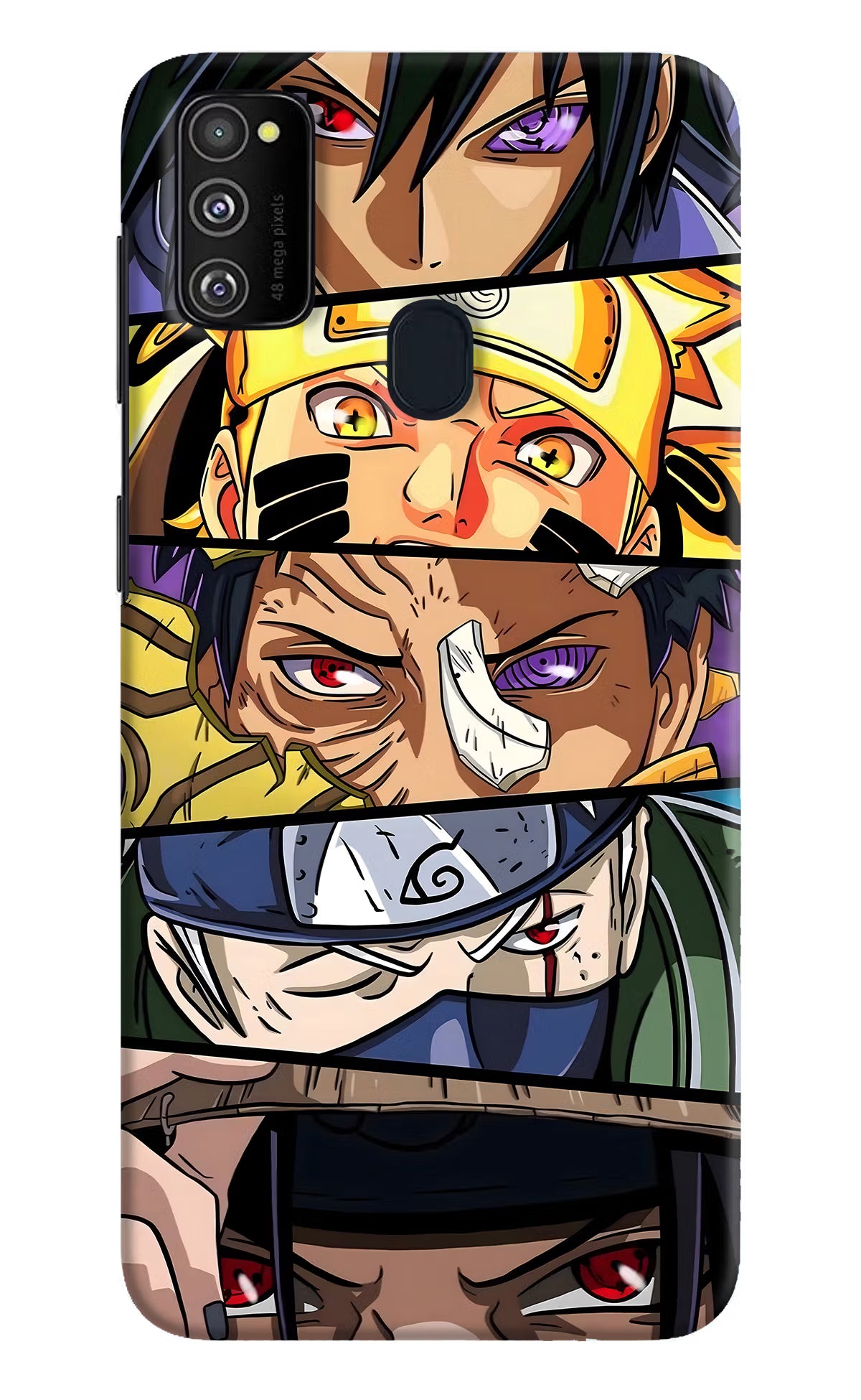 Naruto Character Samsung M30s Hard Case Back Cover by Casekaro