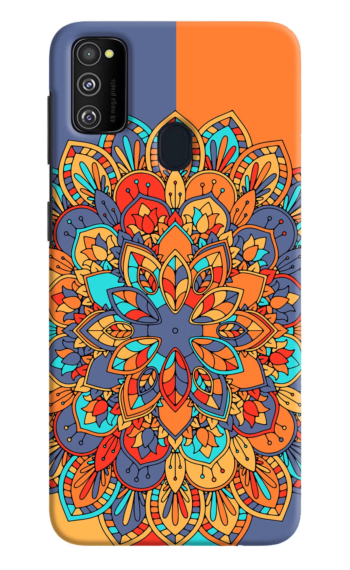 Color Mandala Samsung M30s Hard Case Back Cover by Casekaro