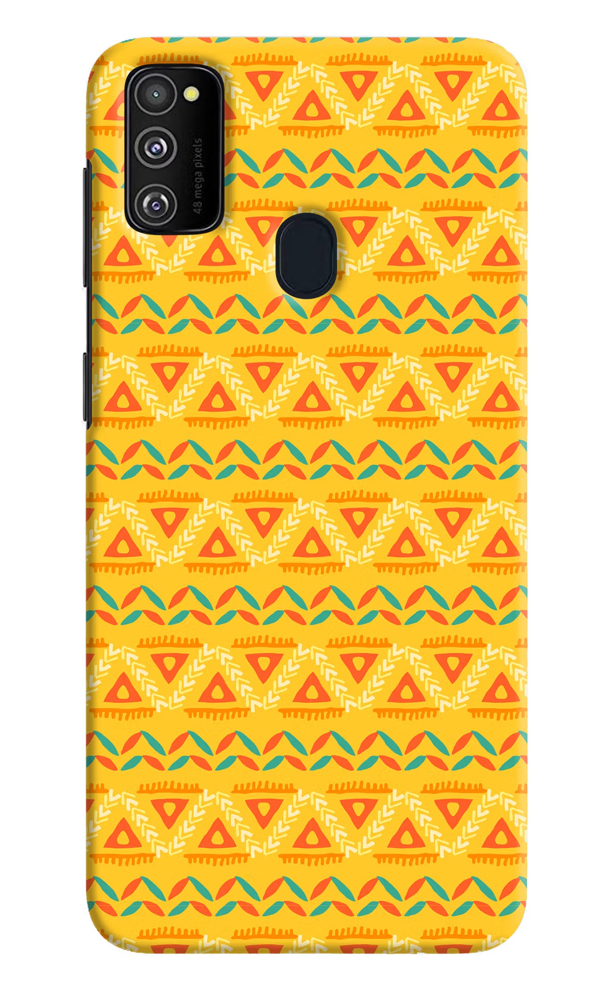 Tribal Pattern Samsung M30s Hard Case Back Cover by Casekaro