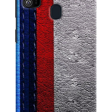 BMW Stripes Samsung M30s Hard Case Back Cover by Casekaro