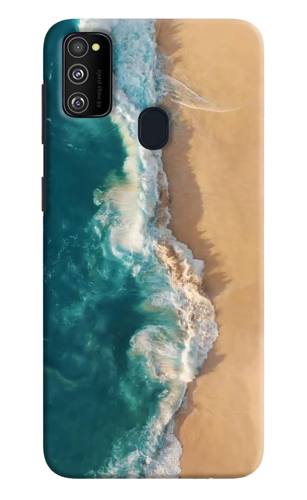 Ocean Beach Samsung M30s Hard Case Back Cover by Casekaro
