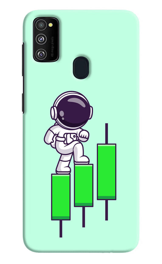 Astronaut Trader Samsung M30s Hard Case Back Cover by Casekaro