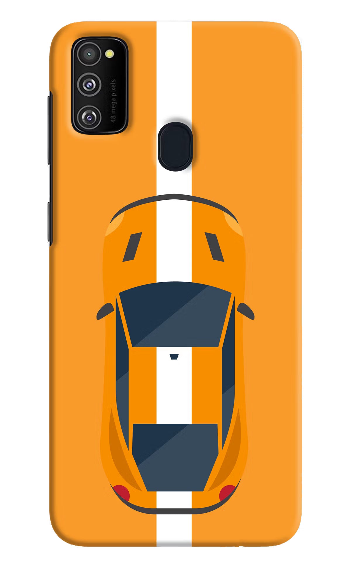Highway Pursuit Samsung M30s Hard Case Back Cover by Casekaro