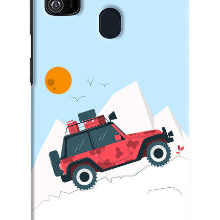 Mountain Trail Beast Samsung M30s Hard Case Back Cover by Casekaro