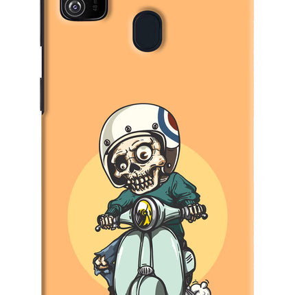 Undead Biker Samsung M30s Hard Case Back Cover by Casekaro