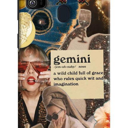 Gemini Zodiac Samsung M30s Hard Case Back Cover by Casekaro