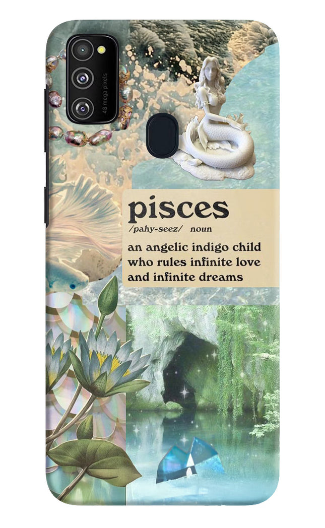 Pisces Zodiac Samsung M30s Hard Case Back Cover by Casekaro