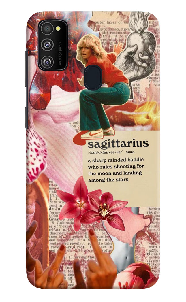Sagittarius Zodiac Samsung M30s Hard Case Back Cover by Casekaro