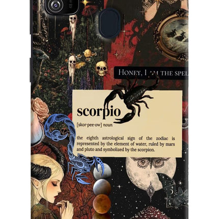 Scorpio Zodiac Samsung M30s Hard Case Back Cover by Casekaro