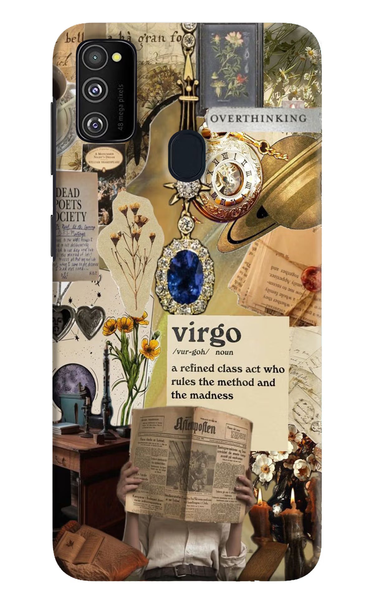 Virgo Zodiac Samsung M30s Hard Case Back Cover by Casekaro