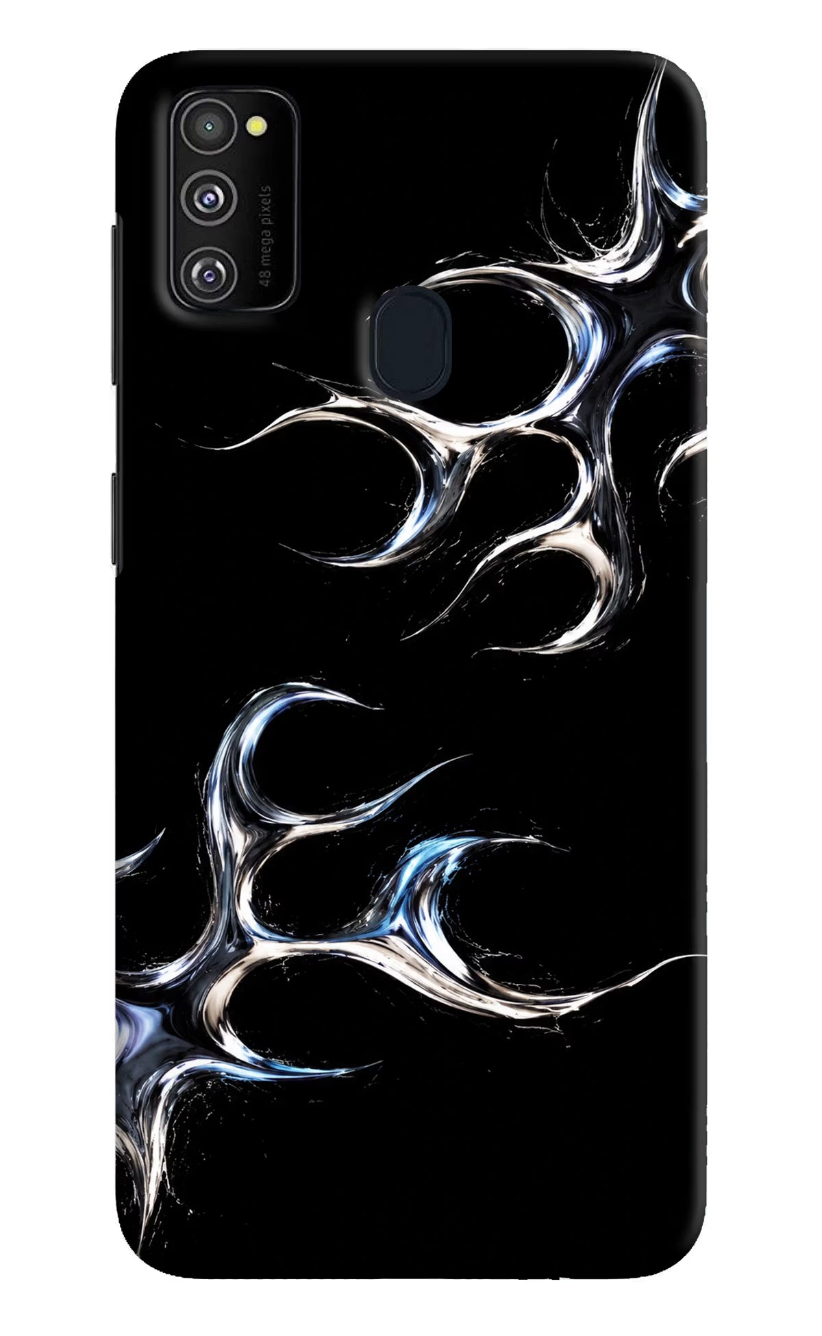 Chrome Tribal Samsung M30s Hard Case Back Cover by Casekaro