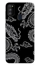 Twin Dragons Samsung M30s Hard Case Back Cover by Casekaro